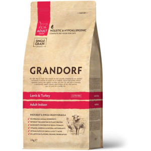Grandorf Lamb & Turkey Adult Indoor Karma Dla Dorosłych Kotów 2 kg