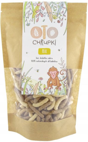 Otolandia OTO Chrupki Mix Kakaowe Orkiszowo Gryczane Bez Cukru 25g