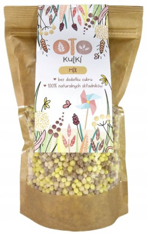OTOlandia naturalne kulki kakaowe, ryżowo-owsiane, kukurydziane 150g
