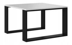 Ława stolik kawowy MODERN MINI biało-czarna loft