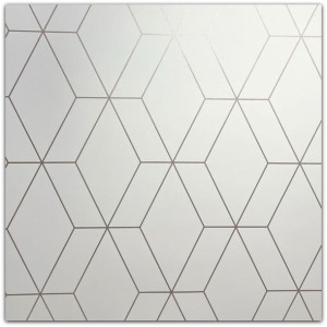 Tapety Tapeta Geometryczny Wzór 3d Biała Rasch