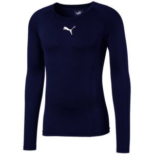 Koszulka męska puma liga baselayer ls granatowa 655920 20