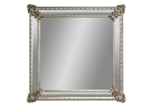 Lustro 92x92cm Coutry Silver/Old (280714)