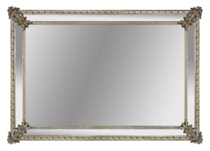 Lustro 132x92cm Country Silver/Old (280713)