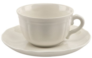 Castel Cream Filiżanka 220ml + spodek