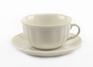 Castel Cream Filiżanka 350ml + spodek