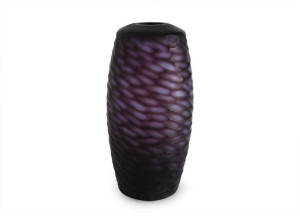 Wazon szklany 36cm fioletowy