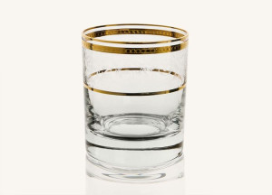 Zestaw 6 Szklanek do whisky 300 ml Dolce Vita Gold