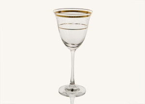 Zestaw 6 Kieliszków do wody 260 ml Dolce Vita Gold