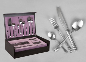 Sztućce 12/108 Duo Mate w kasecie Belo Inox