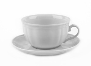 Filiżanka 350ml ze spodkiem Castel White