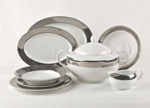 Serwis obiadowy 12/41 Caviar Silver