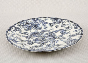 Talerz deserowy 22 cm Mara Blue