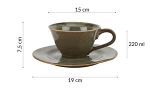 Filiżanka 220ml ze spodkiem Tavern