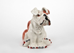 Ceramiczny imbryk Pies buldog