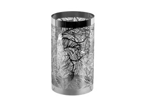 Lampion Eden Metal Base Chrom Leaf