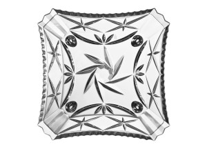 Talerz kryształowy płytki 18cm Pinwheel Bohemia