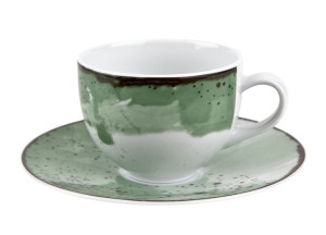 Filiżanka 200ml ze spodkiem Pepper Green