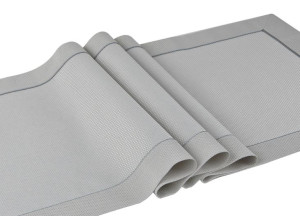 Bieżnik na stół 50x150cm Veracrus Popiel