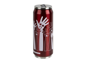 Kubek termiczny 500 ml Ręce czerwony