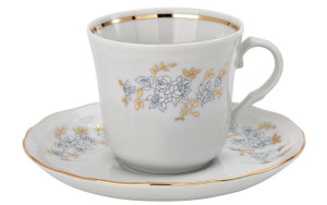6x filiżanka 200 ml ze spodkami Delicate Rose
