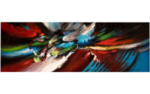 Obraz abstrakcyjny 50x150 cm Flow