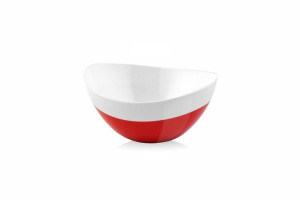 Miska 15 cm Owalna Livio Duo Czerwona