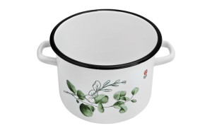 Garnek emaliowany 4,5L Eukaliptus