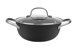 Garnek Żeliwny z pokrywką śr. 20 cm