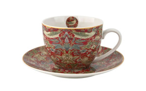 Kpl. 6 filiżanek ze spod. "Strawberry Thiel Red"