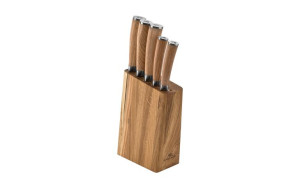 Zestaw Noży w bloku Natural