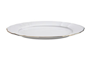 Półmisek 28cm Maria ze złotym paskiem