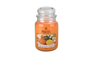 Świeca zapachowa PRICE'S CANDLES Sicilian Citrus 630 g