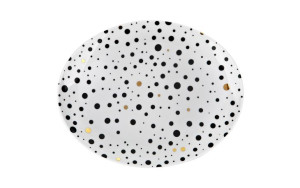 Talerz owalny 29 x 23,5 cm White Galaxy