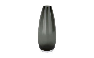 Wazon szklany zadymiony 30 cm