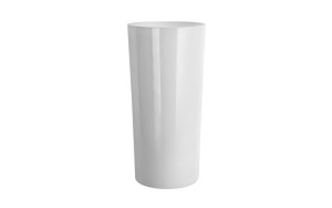 Wazon szklany 39 cm mleczny