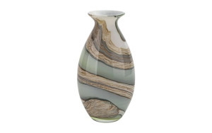 Wazon szklany przekrój minerałów Sigma Glass