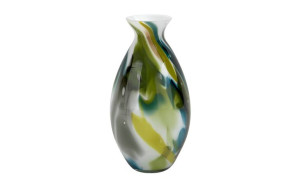 Wazon szklany zielone barwy Sigma Glass