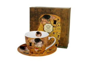 Filiżanka porcelanowa 250 ml + spodek The Kiss