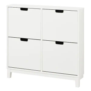 IKEA STALL Szafka na buty 4 przegrody 96x17x90 cm biały