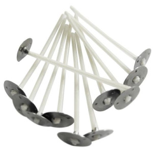 Knot Do Świec Parafiny Z Blaszką Knoty 10cm-11szt