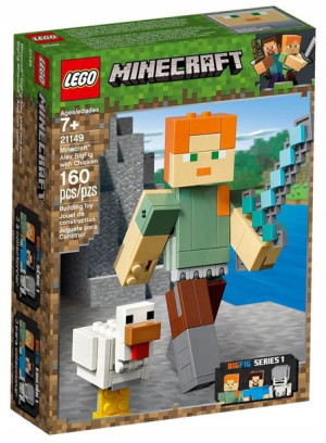 Lego Minecraft 21149 Bigfig Alex Z Kurczakiem