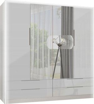 Nowoczesna szafa 207cm LED W CENIE łamane fronty !