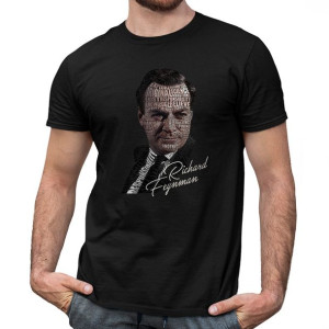 Richard Feynman koszulka z nadrukiem postaci na prezent