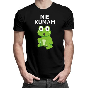 Nie kumam koszulka z zabawnym nadrukiem żaba pomysł na prezent