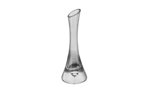 Wazon wazonik szklany skośny 20 cm Sigma Glass