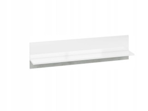 Półka wisząca 120 cm Lumens 11 biały/beton