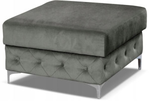 Pikowany puf Glamour Chesterfield wybór tkanin