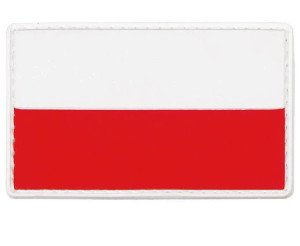 Naszywka z rzepem  POLSKA 8 x 5 cm