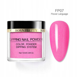 BORN PRETTY - manicure tytanowy PROSZEK FLUO FP07